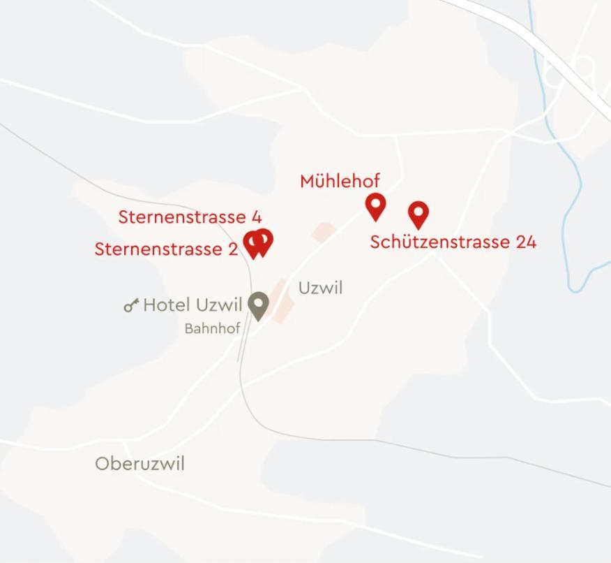 豪斯一号服务公寓酒店 Uzwil 外观 照片